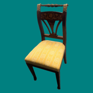 set of four neoclassical chairs